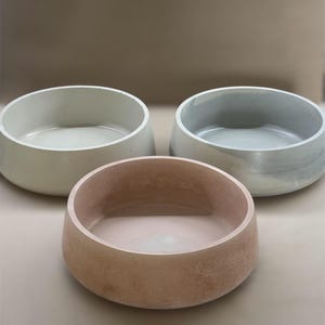 Handgjord cementskål – Minimalistisk heminredning