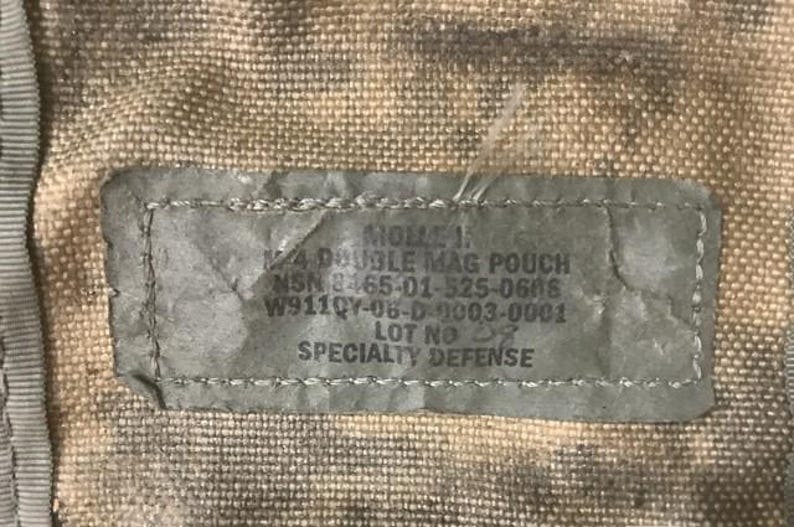 Molean Genuine US Military M4 Double Mag Pouch. ACU Camouflage, Durable and ...