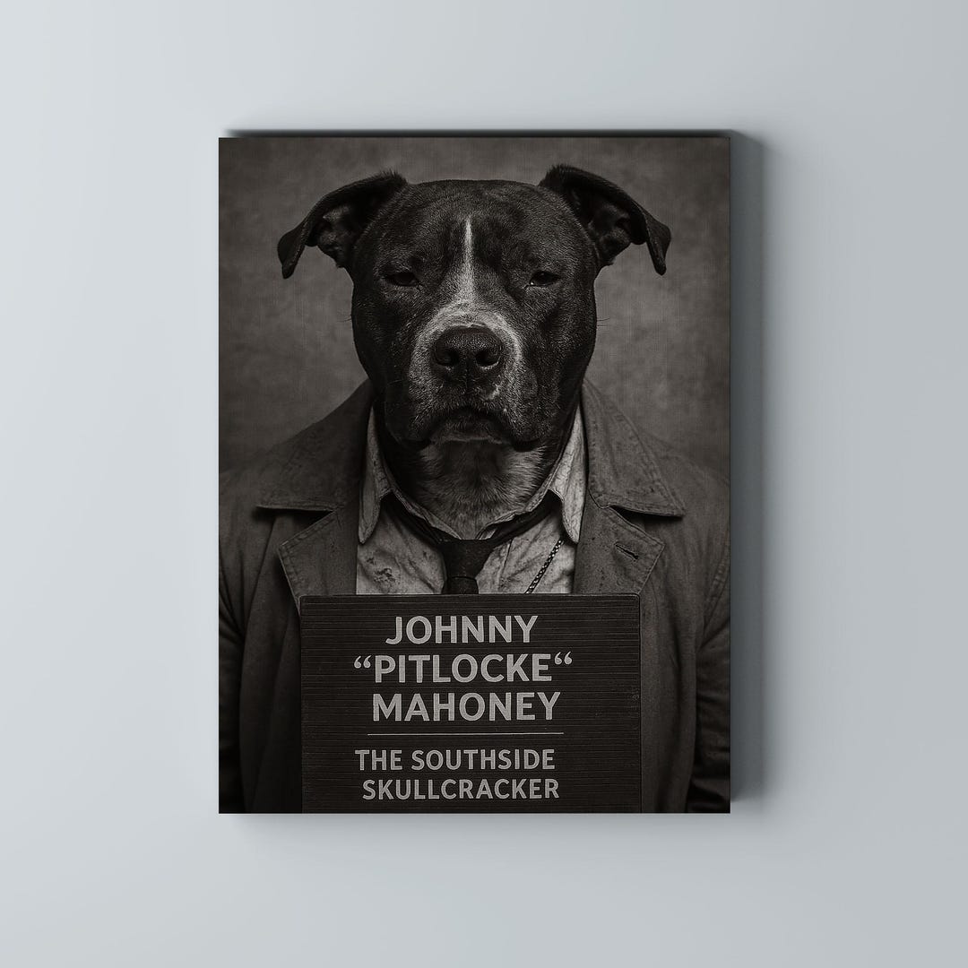 American Pit Bull Terrier -johnny 'pitlocke' Mahoney Wall Art, Perfect ...
