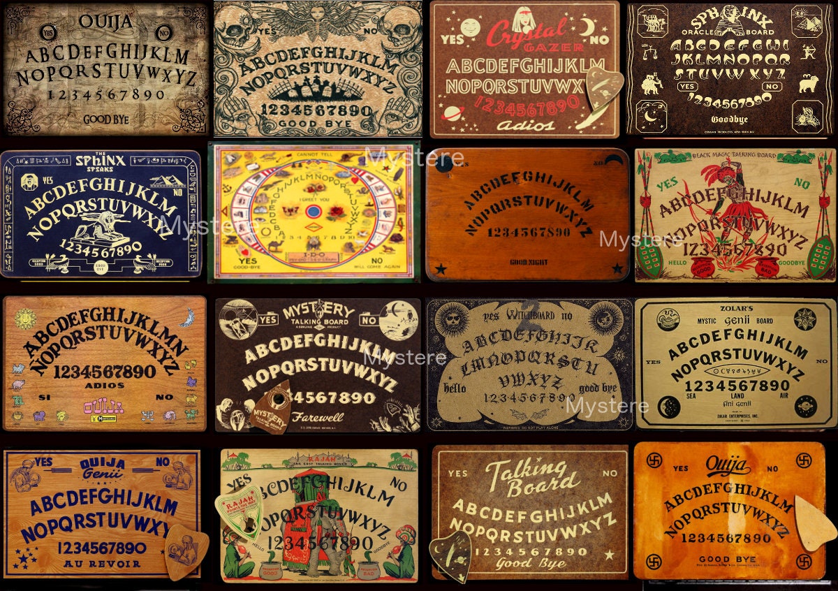Vintage Ouija Boards 19th and Early 20th Century Digital Etsy
