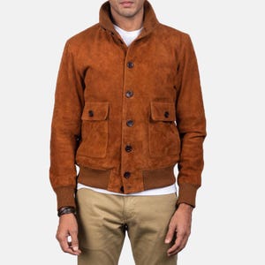 Men&#39;s native cowboy Vintage suede Leather Jacket, Brown Suede Western Jacket, suede Leather jacket, Stylish vintage Jacket, Gift For Him