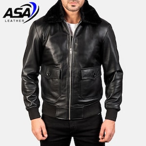 Men Leather Jacket Black Bike Genuine men Leather Jacket real Sheepskin biker jacket Motorcycle Jacket handmade cosplay jacket