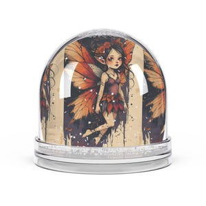 Snow Globe, Halloween Fairy Trick or Treat Decor, Cute Halloween Snow Globe, Halloween Fairy Snow Globe, Halloween Decoration, Halloween