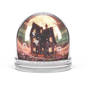 Halloween Snow Globe, Spooky Snow Globe, Enchanting Snow Globe, Cute Snow Globe, Halloween Decor, Halloween Gift