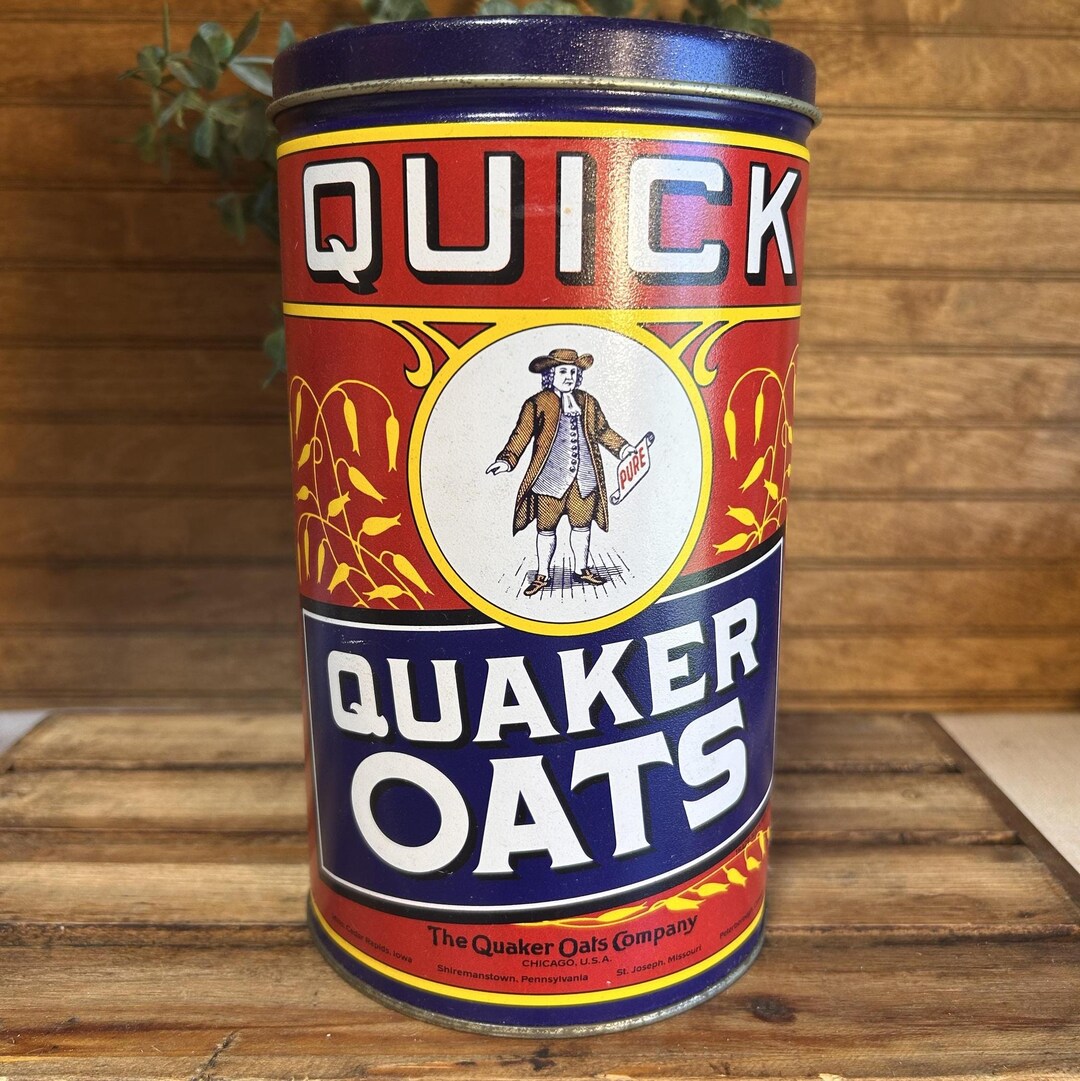 Quick Quaker Oats Replica Tin - Etsy