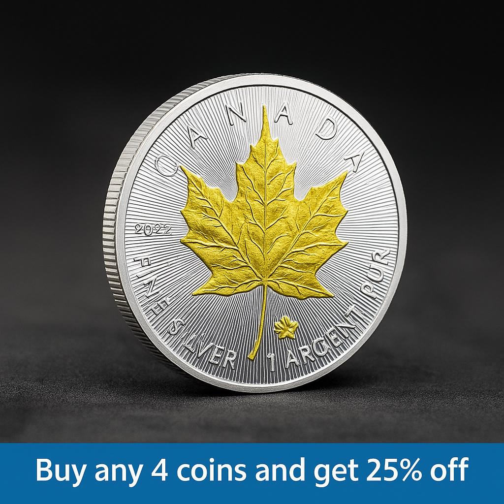 カナダ メープルリーフ 1オンス銀貨 2019年 ランダムコイン メイプル