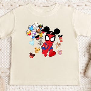 Spiderman Mickey T-Shirt, Disney Snacks Shirt, Boys Disney Tee, Disneyland Toddler Best Day Ever Apparel, Avengers Fashion, Gift For Kids