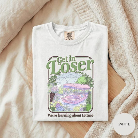 Retro Epcot The Land Shirt, Get In Loser Theme Park Tee, Comfort Colors Epcot Shirt, Disney Group Vacation Tee, Matching Family Disney Tee