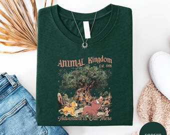 Vintage Animal Kingdom Safari Shirt, Jungle Animals Adventure Tee, Retro Tree Disney Safari Shirt, Animal Kingdom Trip Tee, Safari Gift
