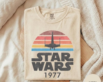 Vintage Disney Star Wars 1977 Shirt, Retro Star Wars Magic Kingdom Tee, Disney Family Trip Shirt, Funny Star Wars Disney Gift Tee
