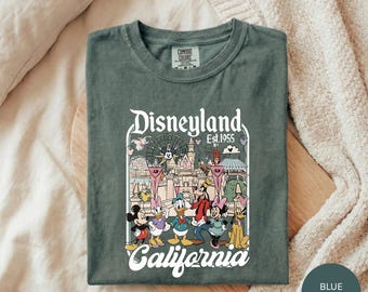 Retro Disneyland California Shirt, Space Mountain Mickey Tee, Disney Trip 2026 Shirt, Mickey Friends Vacation Tee, California Disney Gift