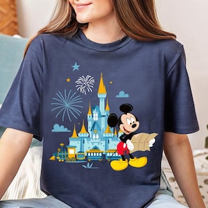 Disney Mickey T-shirt, Disney Magical Castle Shirt, WDW Family Vacation Tee, Disneyland Trip Shirt, Magic Kingdom Shirt, Mickey Lover Shirt
