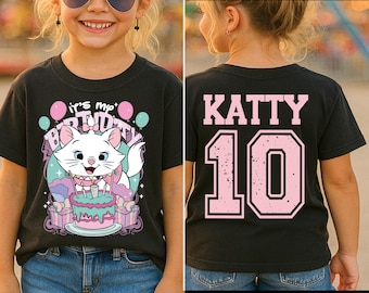 It's My Birthday Shirt, Disney The Aristocats Marie Birthday T-shirt, Personalized Birthday Party Shirt, WDW Birthday Tee, Custom Bday Shirt