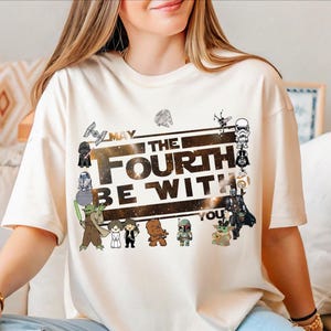 May The Fourth Be With You Shirt, Star Wars Shirt, Galaxy&#39;s Edge Trip Tee, Star Wars Darth Vader R2-D2 Shirt, Star Wars Family Vacation Tee
