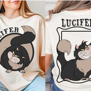 Lucifer T-shirt, Disney Lucifer Cat Shirt, Disney Cindrella Lucifer Tee, WDW Family Vacation Tee, Disney Trip Shirt, Lucifer Villains Shirt