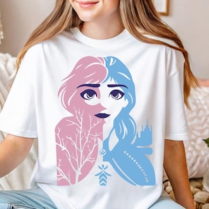 Disney Frozen Anna & Elsa Shirt, Disney Frozen Sweater, Disney Girls Trip T-Shirt, WDW Family Vacay Shirt, Disney Princess Anna And Elsa Tee