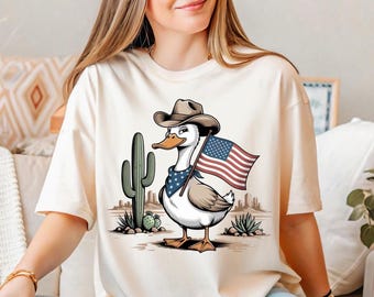 Amerikanisches Enten-Shirt, 4. Juli Shirt, Gedenktag Shirt, USA Flagge Shirt, Unabhängigkeitstag T-Shirt, T-Shirt mit amerikanischer Flagge, rot, weiß und blau T-Shirt