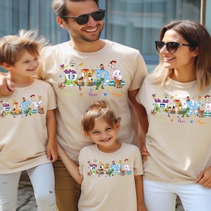 Toy Story Family Shirt, WDW Family Vacation Shirt, Custom Name Sweater, Disney Toy Story Trip Sweatshirt, Personalized Woody & Co Family Tee