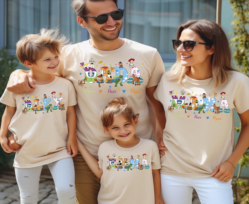 Toy Story Family Shirt, WDW Family Vacation Shirt, Custom Name Sweater, Disney Toy Story Trip Sweatshirt, Personalized Woody & Co Family Tee