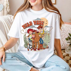 Toy Story Wild West Shirt, Disney Toy Story Shirt, Toy Story Woody And Jessie T-Shirt, Pixar Toy Story Shirt, Toy Story Friends Sweater