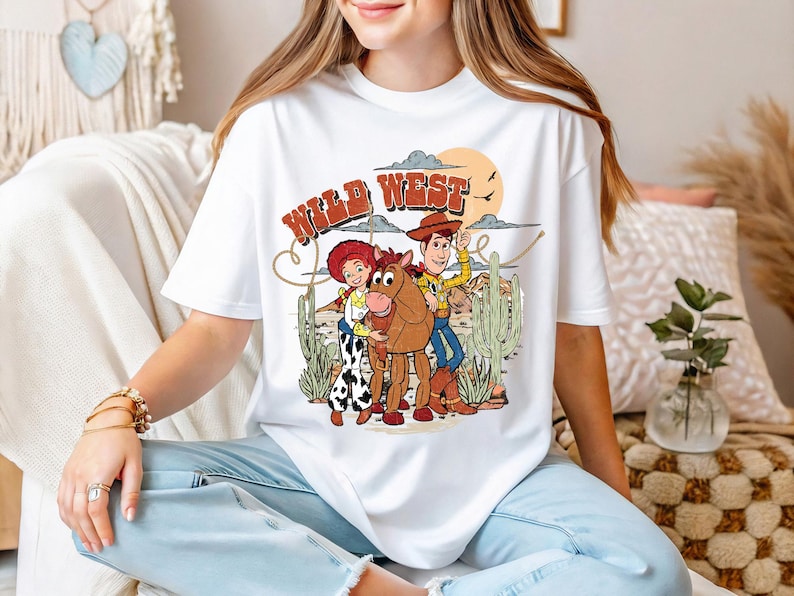Toy Story Wild West Shirt, Disney Toy Story Shirt, Toy Story Woody And Jessie T-Shirt, Pixar Toy Story Shirt, Toy Story Friends Sweater