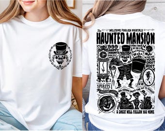 The Haunted Mansion Shirt, Spooky Season Shirt, Horror Movie Shirt, Trick Or Treat Tee, Halloween Party Shirt, Spooky Vibes Shirt