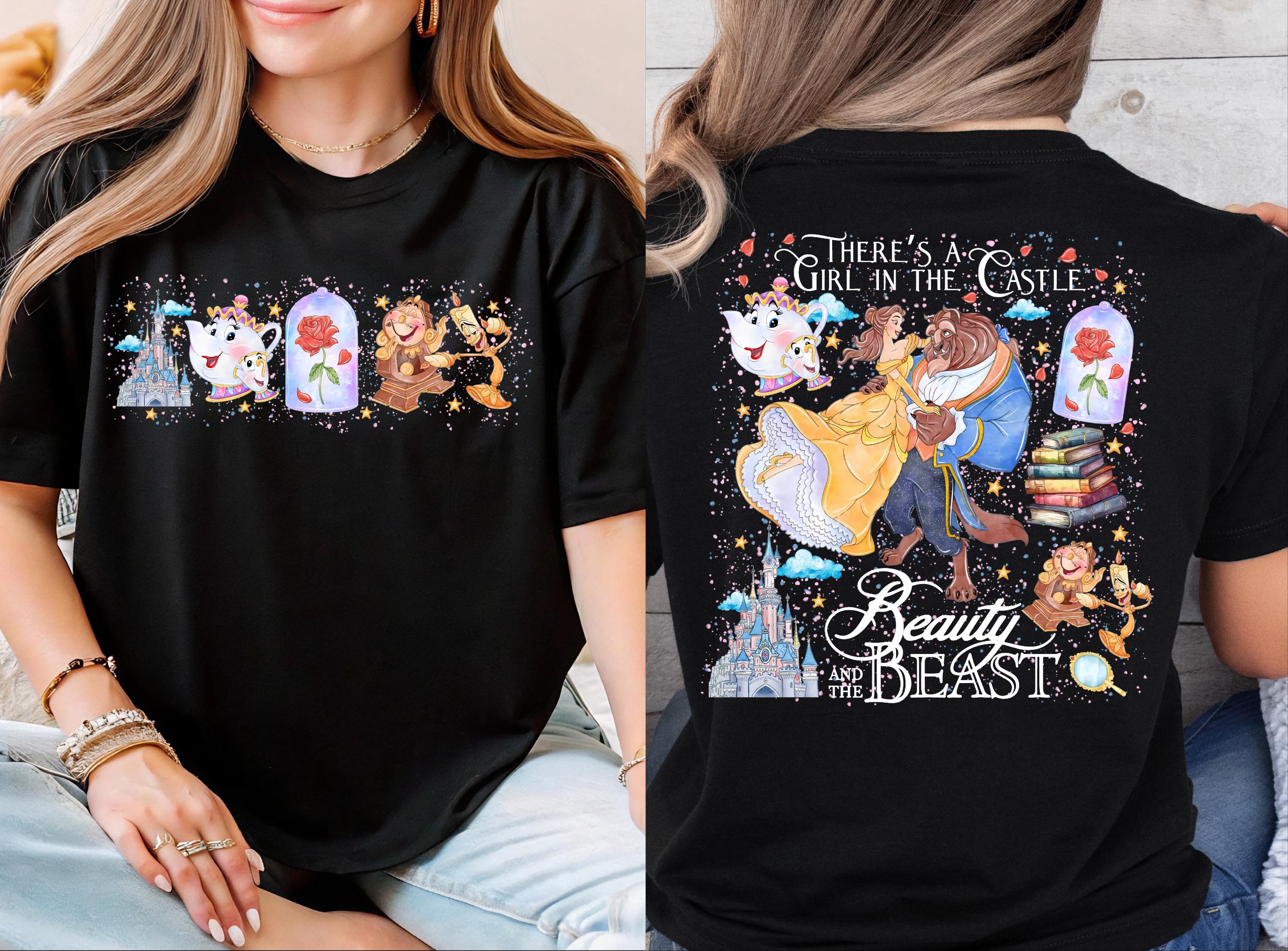 There's A Girl in the Castle T-shirt, Beauty and the Beast Tee