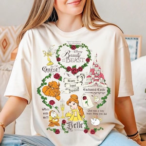 Beauty And The Beast Characters Tee, Disney Family Trip Shirt, Disney Vacation Shirt, Disney Beauty And Beast Tee, Disney Princess Belle Tee