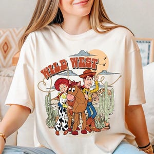 Toy Story Wild West Shirt, Disney Toy Story Shirt, Toy Story Woody And Jessie T-Shirt, Pixar Toy Story Shirt, Toy Story Friends Sweater