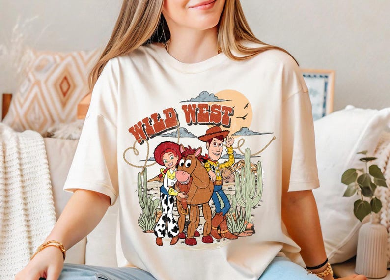 Toy Story Wild West Shirt, Disney Toy Story Shirt, Toy Story Woody And Jessie T-Shirt, Pixar Toy Story Shirt, Toy Story Friends Sweater