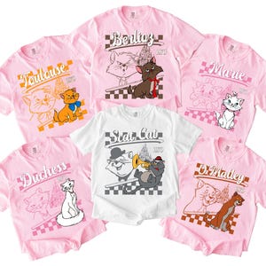 Disney Aristocats Shirt, Disney Family Matching Shirt, Disney Cats Shirt, Disney Marie Cat Shirt, Aristocats T-shirt, WDW Family Trip Shirt