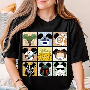 Star Wars Micky Ohren Shirt, Micky Kopf Star Wars Shirt, Galaxy&#39;s Edge Pullover, Star Wars T-Shirt, BTW Familien Reise Shirt, Disneyworld T-Shirt