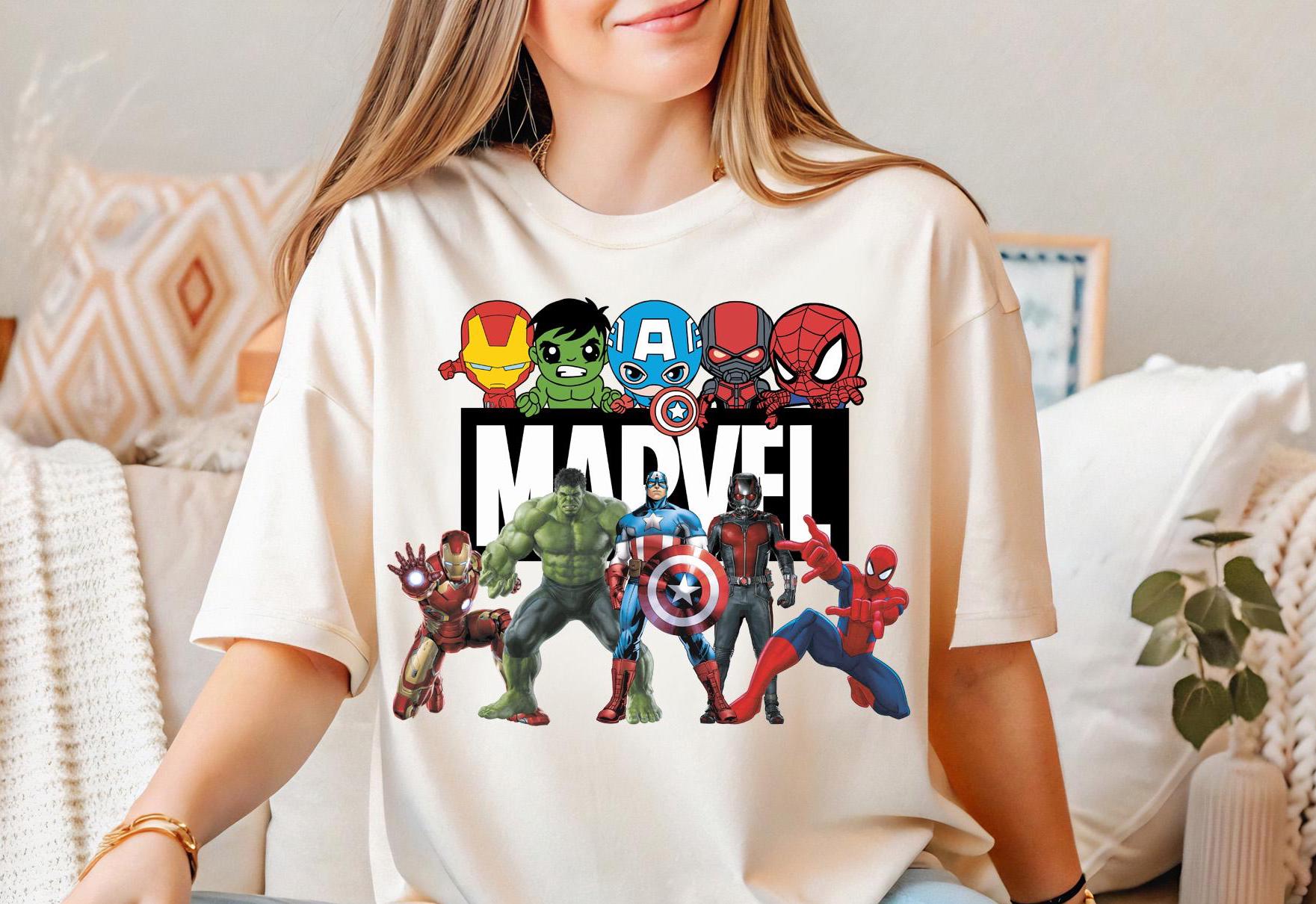 Marvel Camiseta Para Niña Hearty Marves
