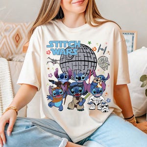Star Wars Stitch Shirt, Disney Star Wars Shirt, Stitch Galaxy's Edge Sweater, Disney Stitch T-Shirt, Stitch Mandalorian Shirt, Stitch Tee