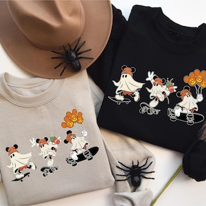 Halloween Ghost With Mickey Ears Shirt, Disney Halloween Tshirt, Halloween Party Shirt, Disney Spooky Season Sweater, Scary Mickey Shirt