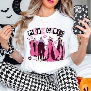 Disney Villains Mean Girls T-shirt, Evil Friends Shirt, Evil Queen Tee, Bad Girls Shirt, Bad Witches Shirt, Disney Villains Tee, Villain Tee