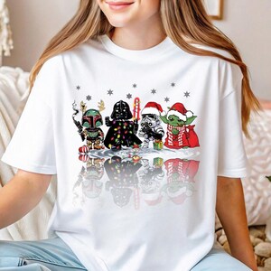 Star Wars Shirt, Disneyland Weihnachten Shirt, Galaxy's Edge Abenteuer Shirt, Disney Star Wars Xmas T-Shirt, Disney Trip Shirt, BTW Familien Urlaub T-Shirt