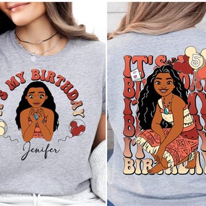 a woman wearing a shirt with a picture of a woman on it