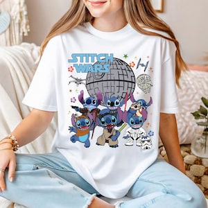 Star Wars Stitch Shirt, Disney Star Wars Shirt, Stitch Galaxy's Edge Sweater, Disney Stitch T-Shirt, Stitch Mandalorian Shirt, Stitch Tee