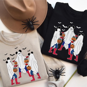 Spiderman Ghost Shirt, Spooky Spiderman Shirt, Spiderman Halloween Shirt, Disney Marvel Halloween Tee, Spider Man T-Shirt, Spooky Season Tee