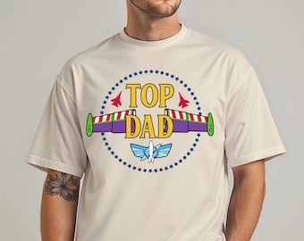 Top Dad T-Shirt, Toy Story Papa Shirt, Toy Story Familie T-Shirt, Disney Papa Shirt, Vatertagsshirt, Bester Papa Shirt, Geschenk für Papa