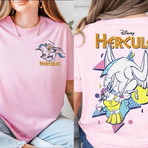 Camiseta de Hércules de Disney, camiseta de Hércules Pegaso de Disney, camiseta de Hércules del mito griego, camiseta de Disneyland, regalo de Hércules, camiseta del Reino Mágico
