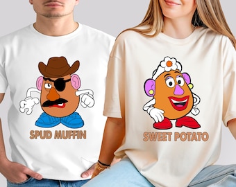 Spud Muffin Sweet Potato Shirt, Mr Potato Mrs Potato Head Shirt, Toy Story Couple Matching Shirts, Disney Couple Shirt, Disney Anniversary