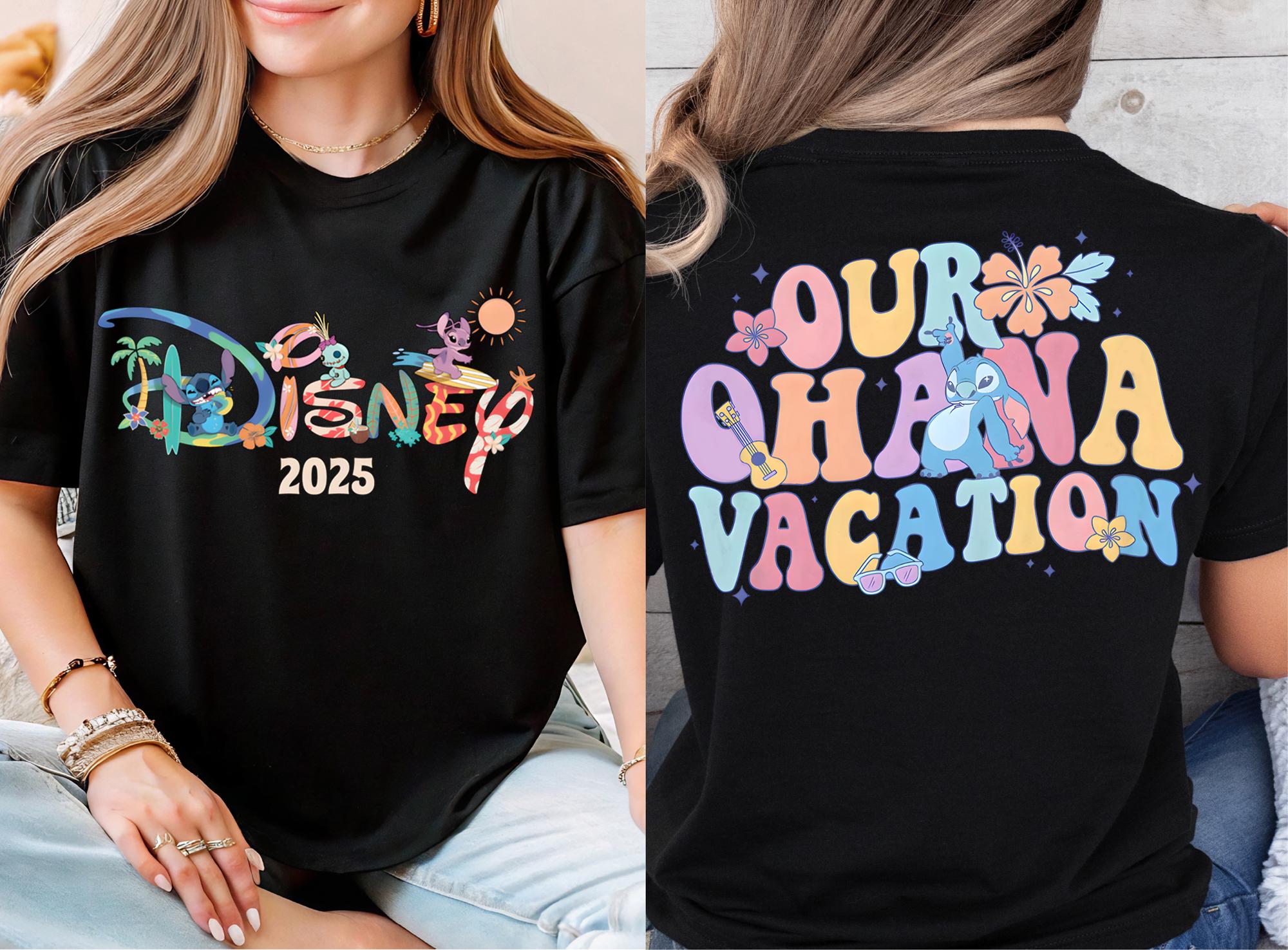 Our Ohana Vacation T-shirt, Disney Lilo And Stitch Shirt, Disney Family Matching Shirt, WDW Family Vacation T-Shirt, Stitch Lover Shirt