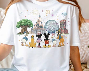 Disney Mickey And Friends Adventure Shirt, Disney Magical Castle Shirt, WDW Family Vacay Shirt, Magic Kingdom Shirt, Disney Epcot Sweatshirt