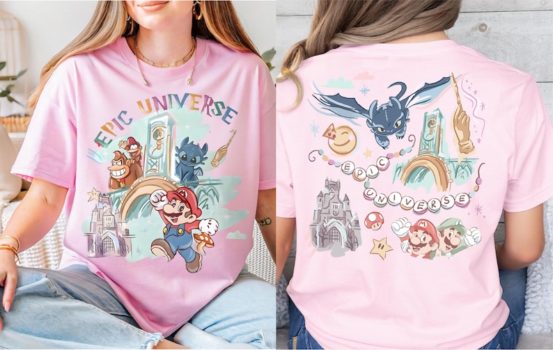 Epic Universe T-shirt, Family Universe Park Trip 2025 Shirt, Orlando Park Epic Universe Tee, WDW Family Vacation Shirt, Disney Trip Shirt