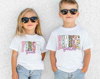 Pre-K T-shirt, shirt eerste leerjaar, T-shirt eerste schooldag, terug naar school-shirts, shirt tweede leerjaar, T-shirt derde leerjaar, T-shirt kleuter