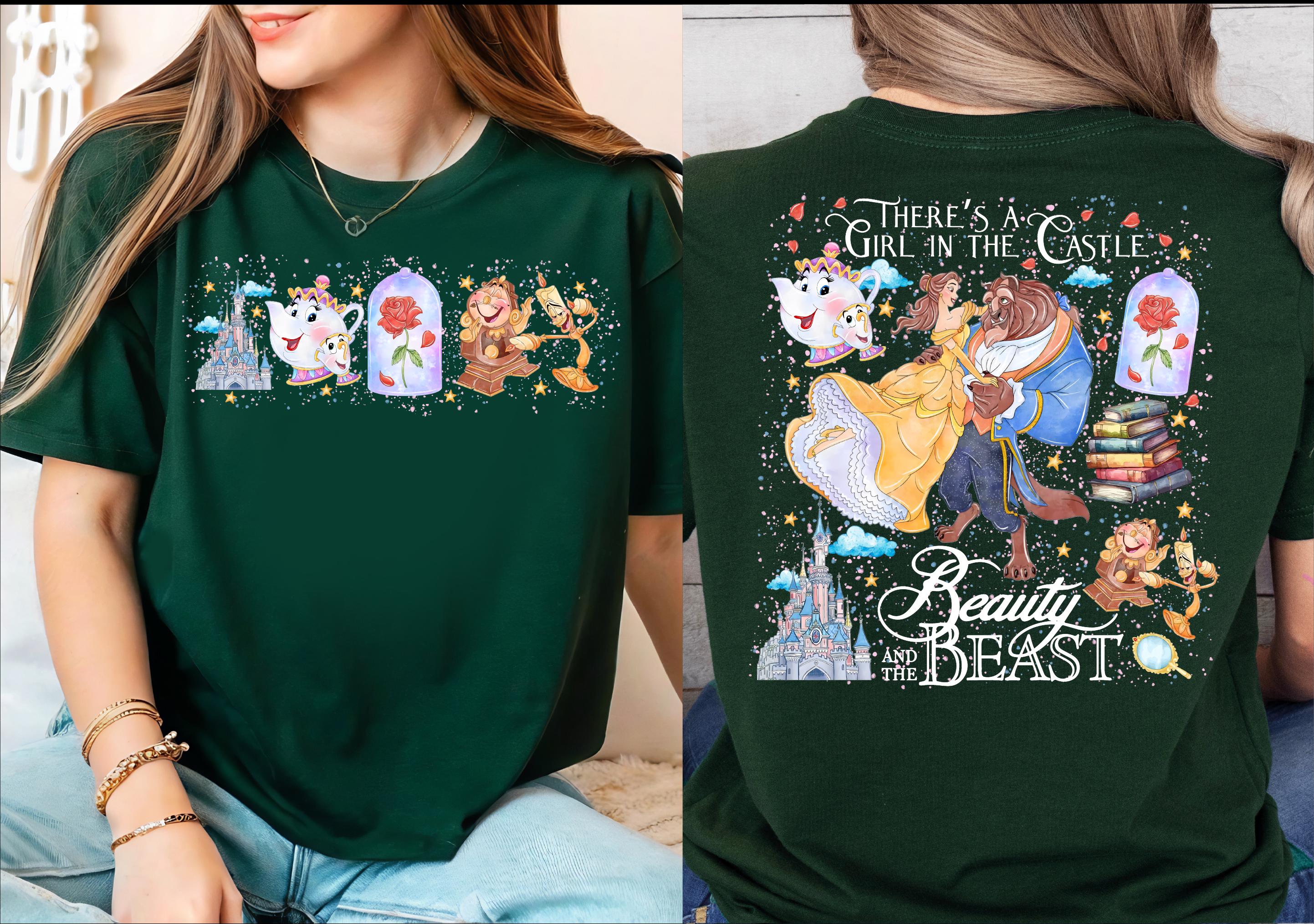 There's A Girl in the Castle T-shirt, Beauty and the Beast Tee