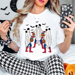 Spiderman Ghost Shirt, Spooky Spiderman Shirt, Spiderman Halloween Shirt, Disney Marvel Halloween Tee, Spider Man T-Shirt, Spooky Season Tee