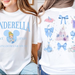 Cinderella  A Kingdom Far Away Shirt, Disney Princess Cinderella Shirt, Cinderella Coquette Bow T-Shirt, Girls Trip Shirt, Cinderella Tee